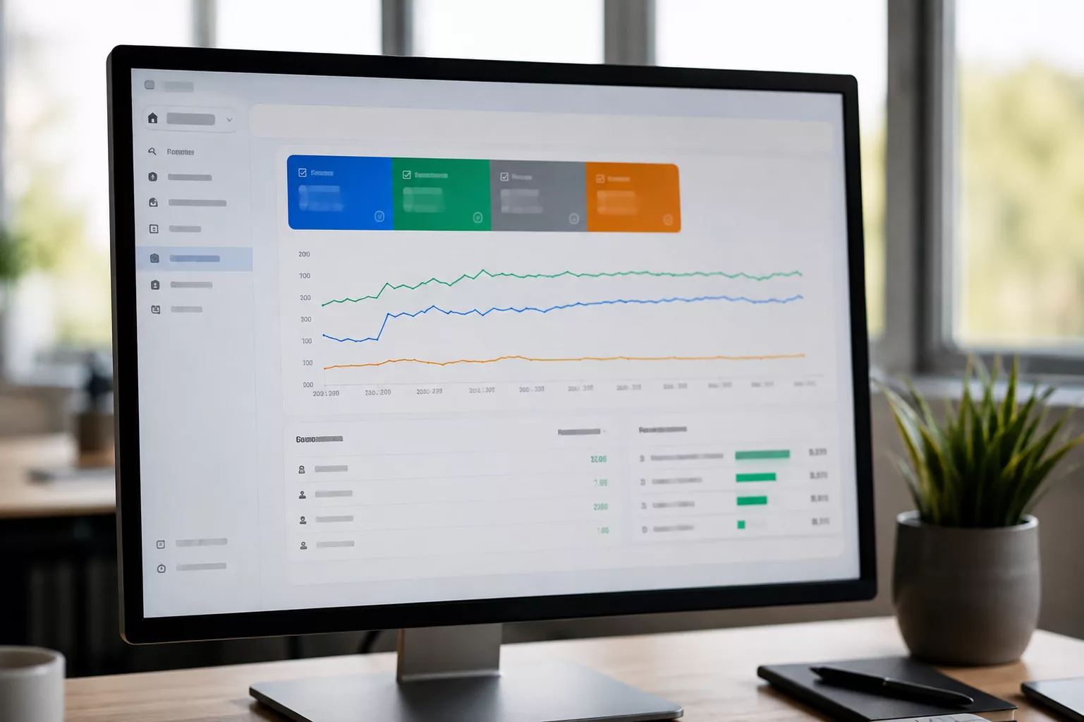 Écran affichant les statistiques d'indexation d'un site dans Google Search Console